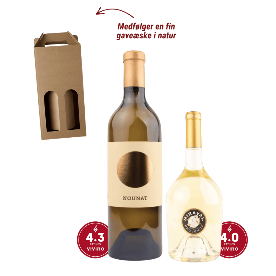 Den Sidste Flaske Hvidvins Smagekasse Den Perfekte Hvide Gaveæske - Eksklusiv (2 fl. + gaveæske)