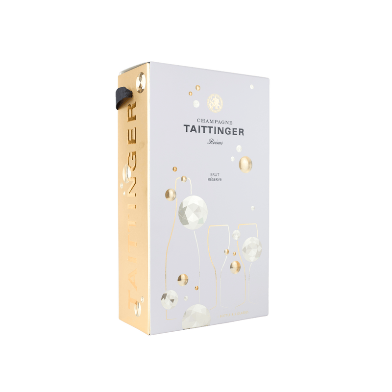 Taittinger Mousserende Diamonds Reserve Brut GP +glas NV