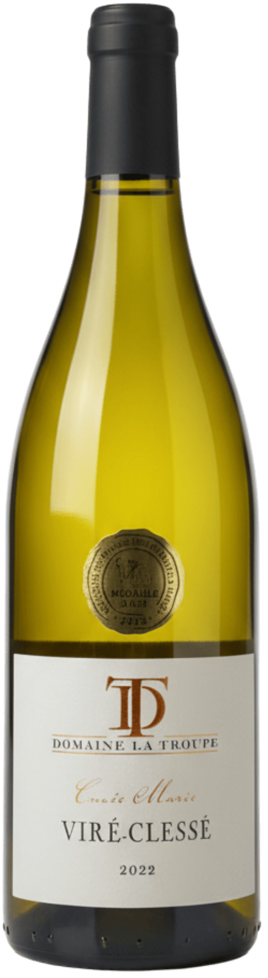 Domaine La Troupe Hvidvin Domaine La Troupe Viré Clessé Bourgogne Cuvée Marie 2022