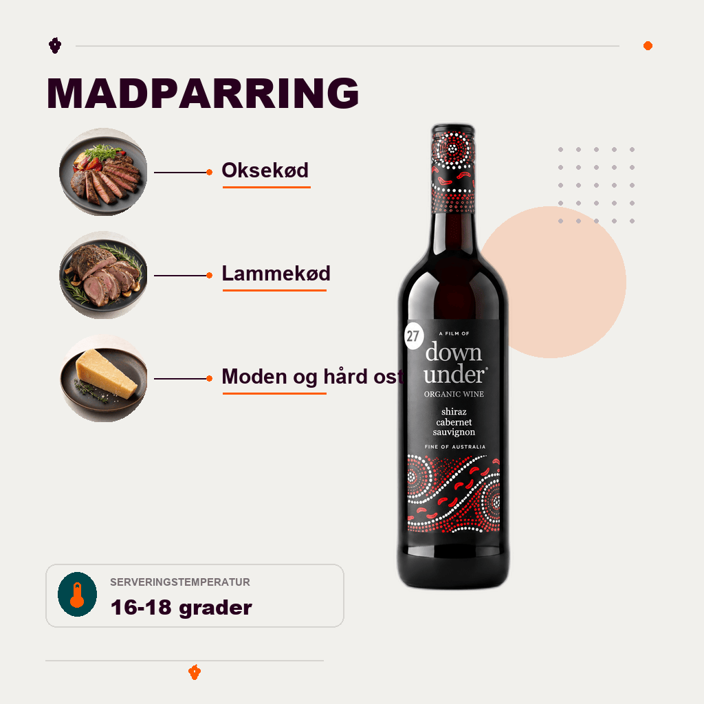 Down Under Rødvin Down Under - Shiraz Cabernet Sauvignon Eco 2021
