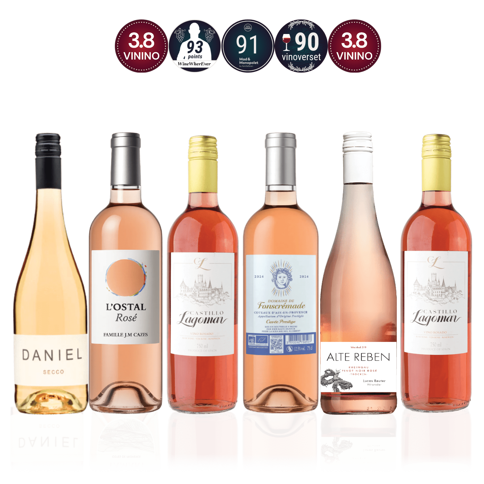 Den Sidste Flaske Smagekasse Rosébaskeren DSF Basker