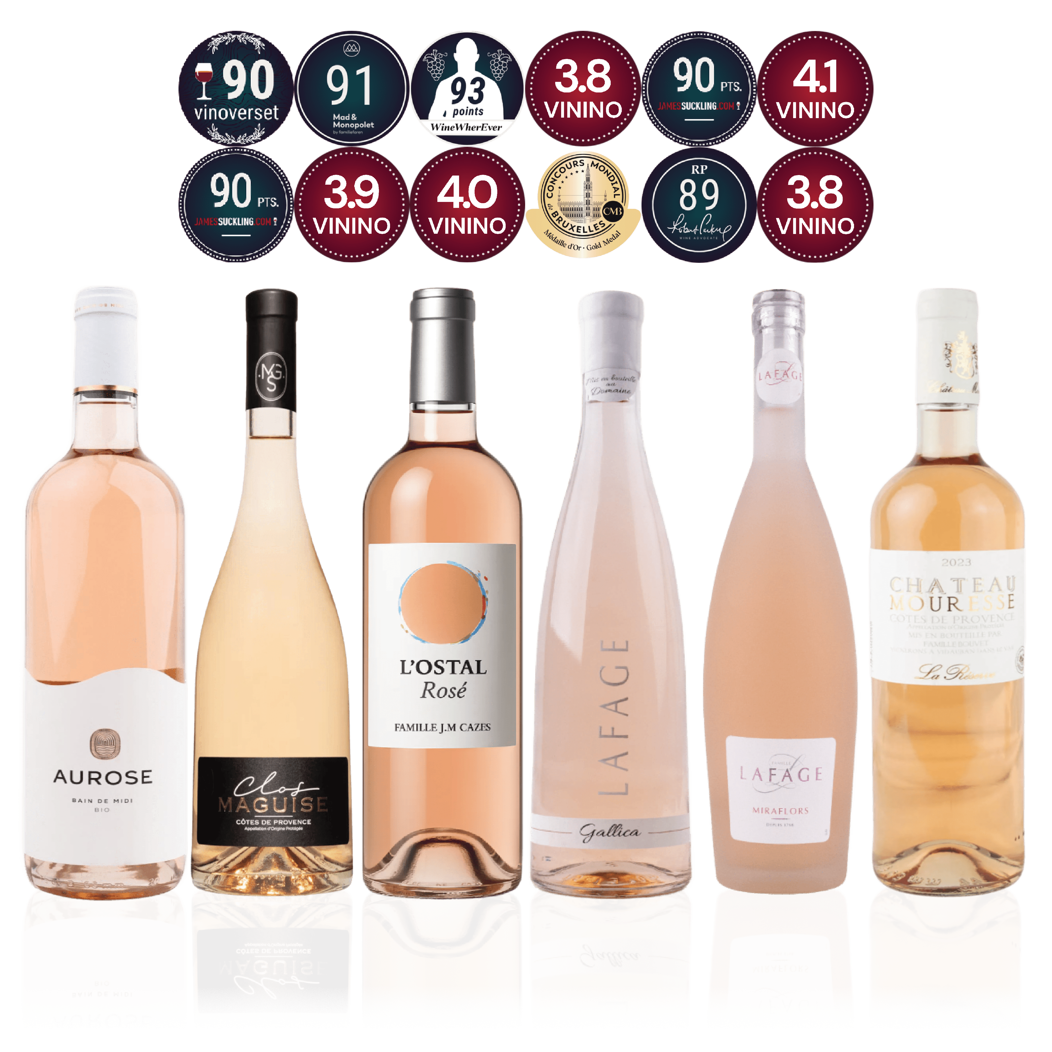Den Sidste Flaske Smagekasse Fransk Rosé Mekka DSF Smagsrejse
