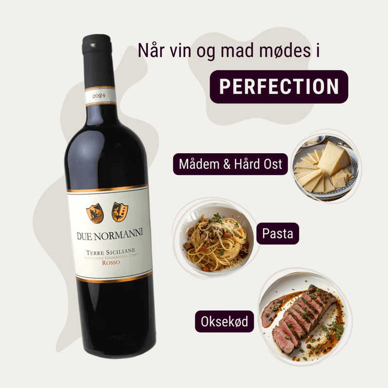 Due Normanni Rødvin Due Normanni Terre Siciliane Rosso 2024