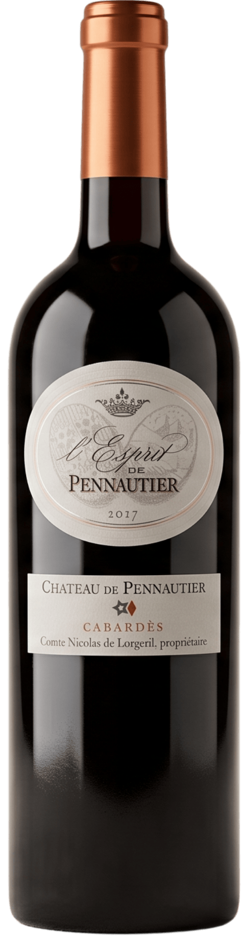 Château de Pennautier Rødvin ESPRIT DE PENNAUTIER LV Rouge AOP Cabardès 2017