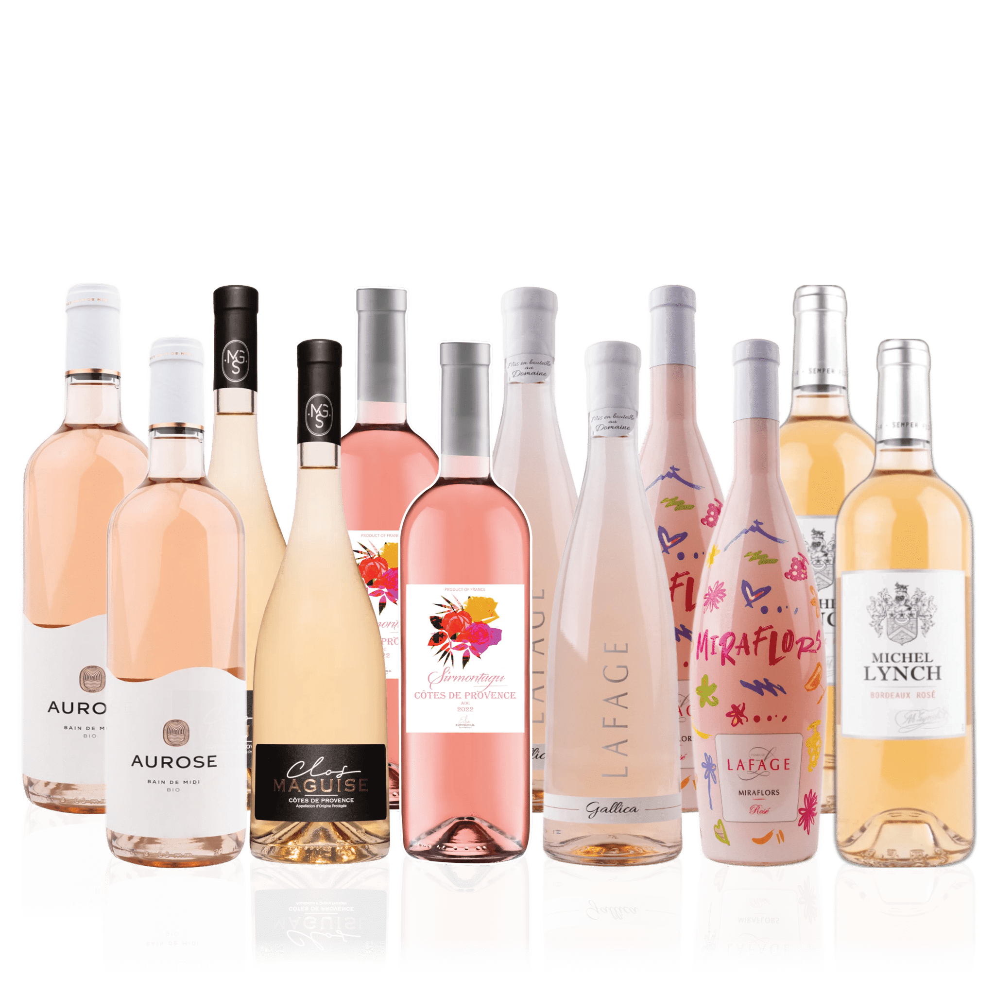 Den Sidste Flaske Rosé Smagekasse Fransk Rosé Mekka (12 fl.)