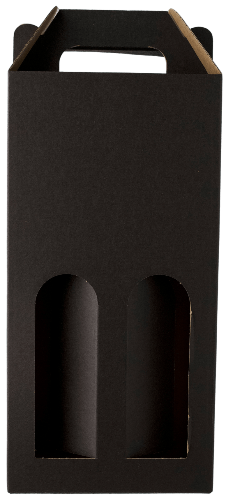 Den Sidste Flaske Gaveæsker i pap Gaveæske i matsort til 2 flasker