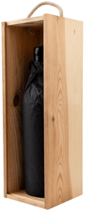 Den Sidste Flaske Vinudstyr Gaveæske i træ til 1 flaske Magnum