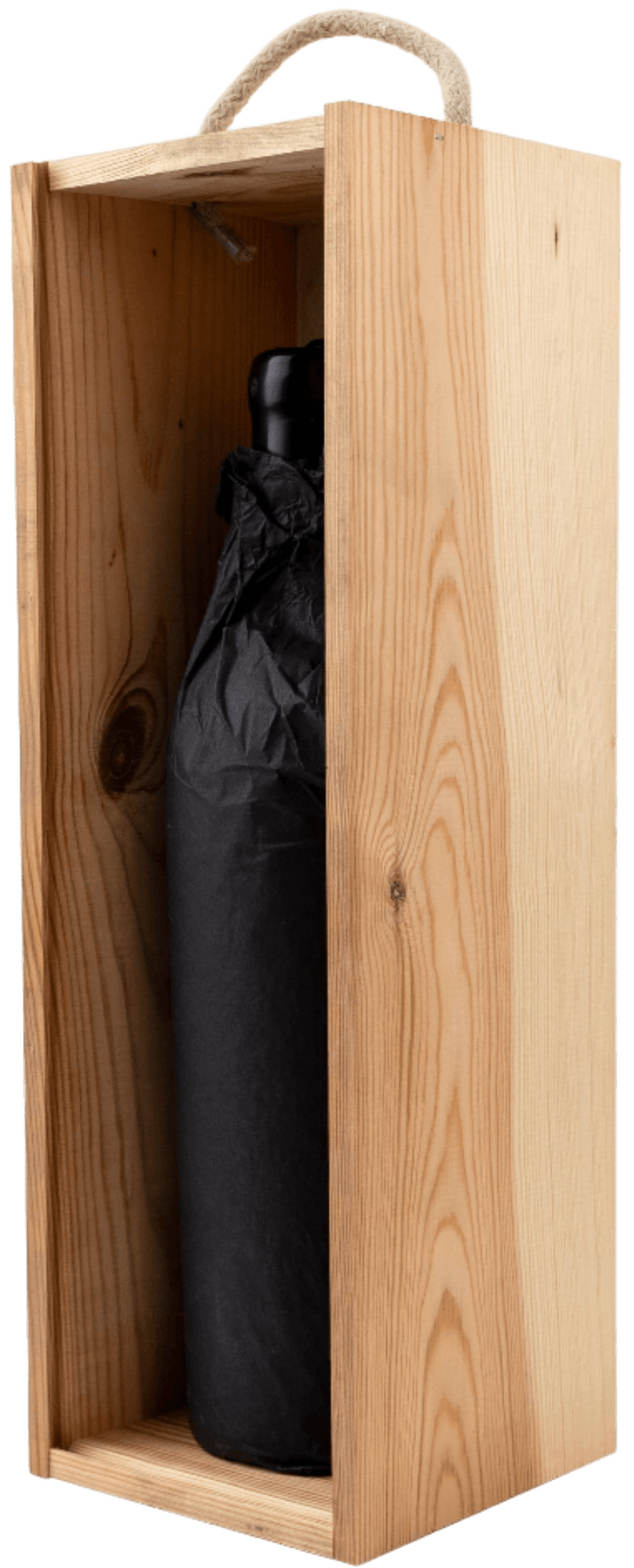 Den Sidste Flaske Vinudstyr Gaveæske i træ til 1 flaske Magnum