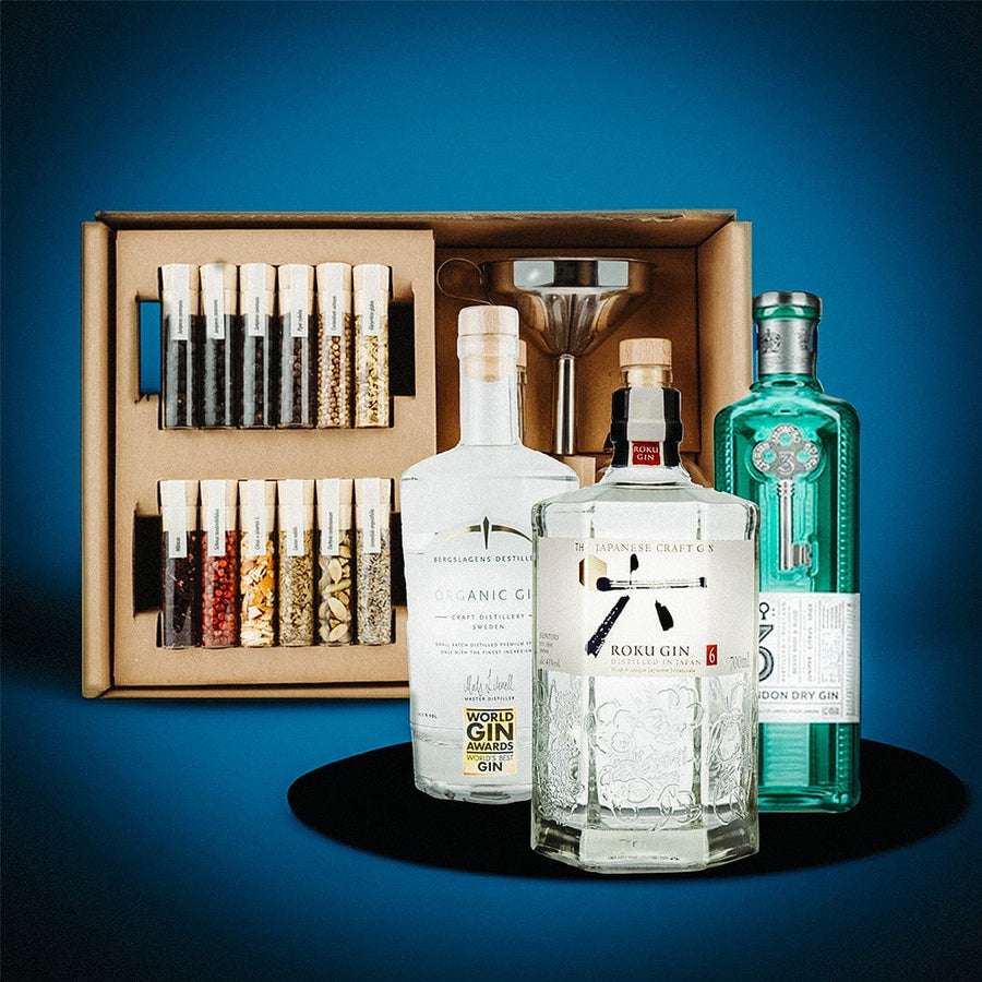 Den Sidste Flaske Spiritus Smagekasse Gin kassen