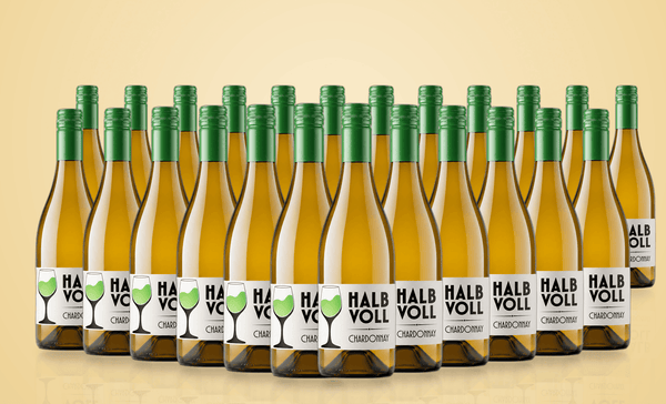 Den Sidste Flaske Smagekasse HalbVoll Chardonnay 2025 – 24 halvflasker (0,375 L)