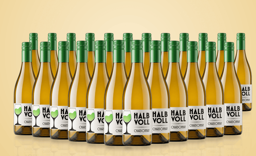 Den Sidste Flaske Smagekasse HalbVoll Chardonnay 2025 – 24 halvflasker (0,375 L)