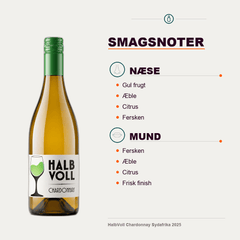 HalbVoll Hvidvin HalbVoll Chardonnay Sydafrika 2025