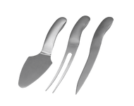 Den Sidste Flaske Haws Santo Cake Server, Knife & Fork Set Silver