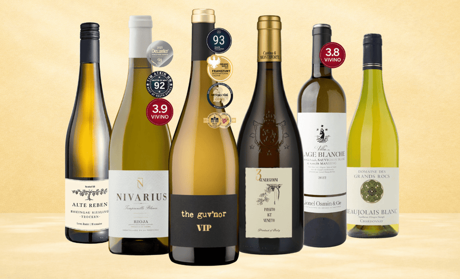 Den Sidste Flaske Hvidvins Smagekasse Hvid Januar Kassen