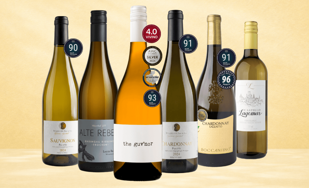 Den Sidste Flaske Hvidvins Smagekasse Hvide Bestsellers