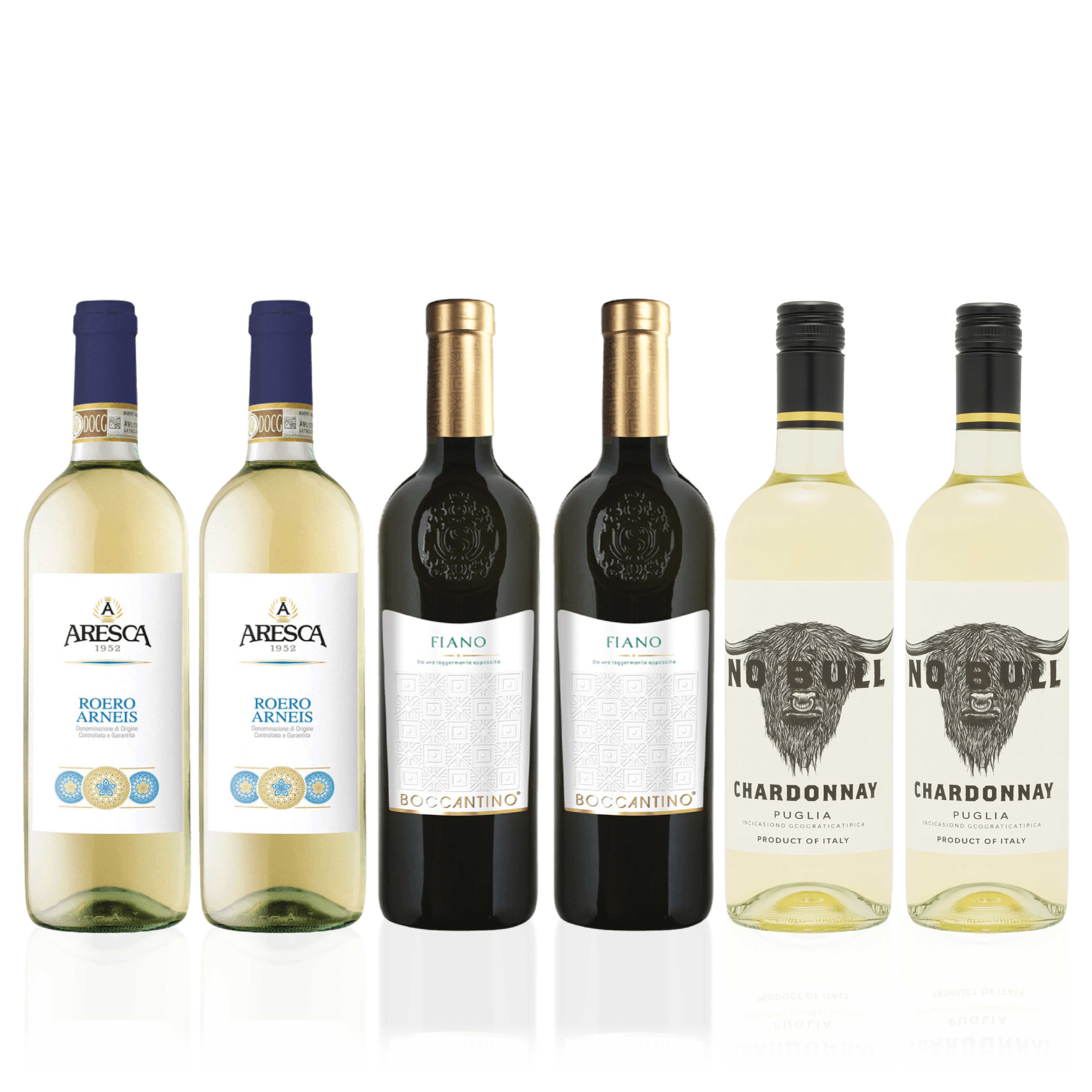 Den Sidste Flaske Hvidvins Smagekasse Hvide Italienske Mestervine - Premium (6 fl.)
