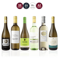 Den Sidste Flaske Hvidvins Smagekasse Hvide Old World vs. New World - Mid-select (6 fl.)