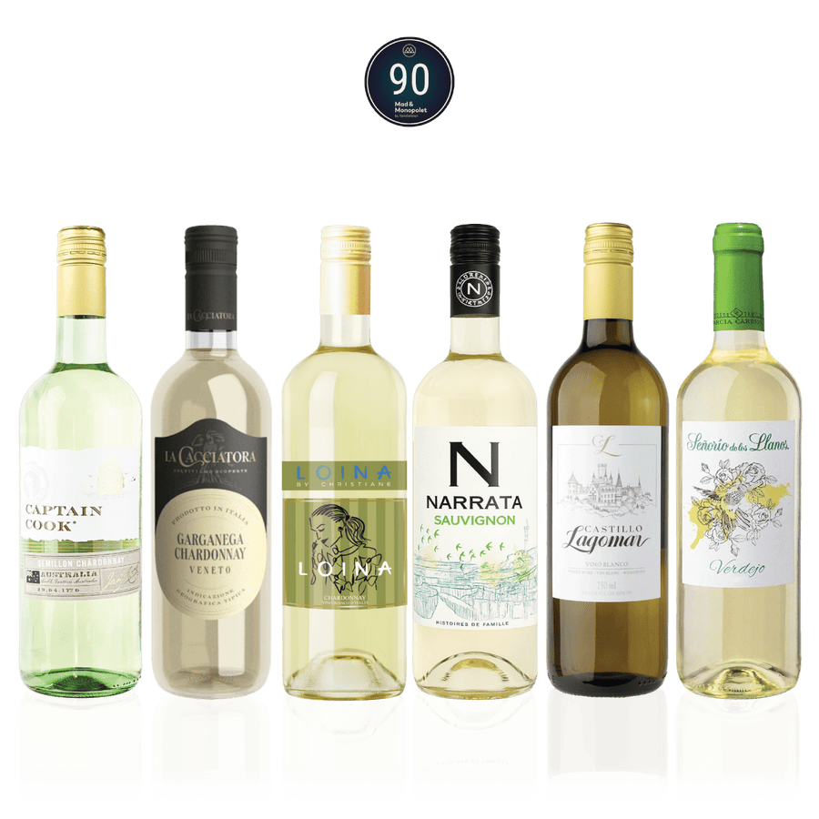 Den Sidste Flaske Hvidvins Smagekasse Hvidvinsbaskeren (6 fl.)