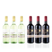 Den Sidste Flaske Mixed Smagekasse KOMBO-Kasse: Captain Cook - Chardonnay vs. Shiraz Cabernet Sauvignon