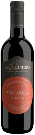 La Cacciatora Rødvin La Cacciatora - Nero D'Avola Sicilia 2023 (egen import + tekst)