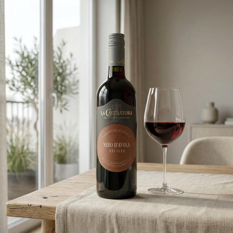 La Cacciatora Rødvin La Cacciatora Nero D'Avola Sicilia 2023