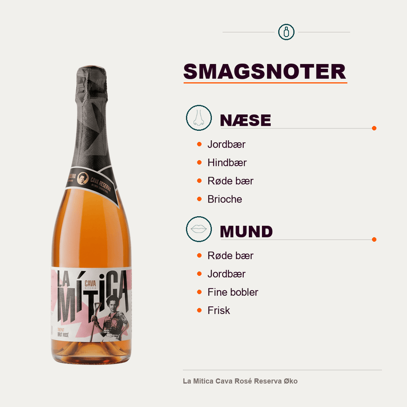 Josep Masachs Rosé La Mitica Cava Rosé Reserva Øko