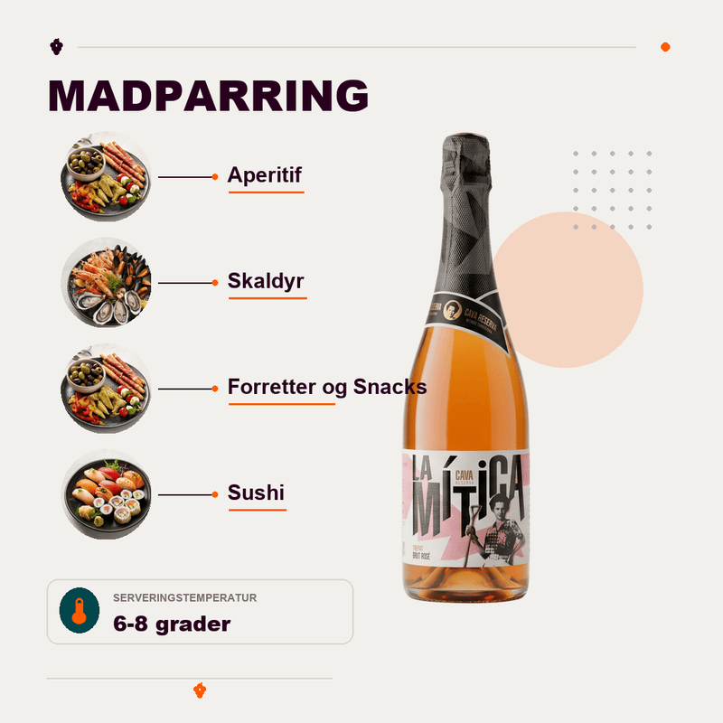 Josep Masachs Rosé La Mitica Cava Rosé Reserva Øko
