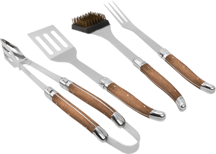 Laguiole Køkkenudstyr Laguiole by Haws BBQ set 4 stk.