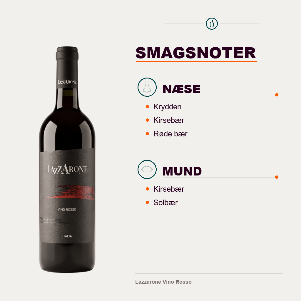 Tenute SalvaTerra Rødvin Lazzarone Vino Rosso