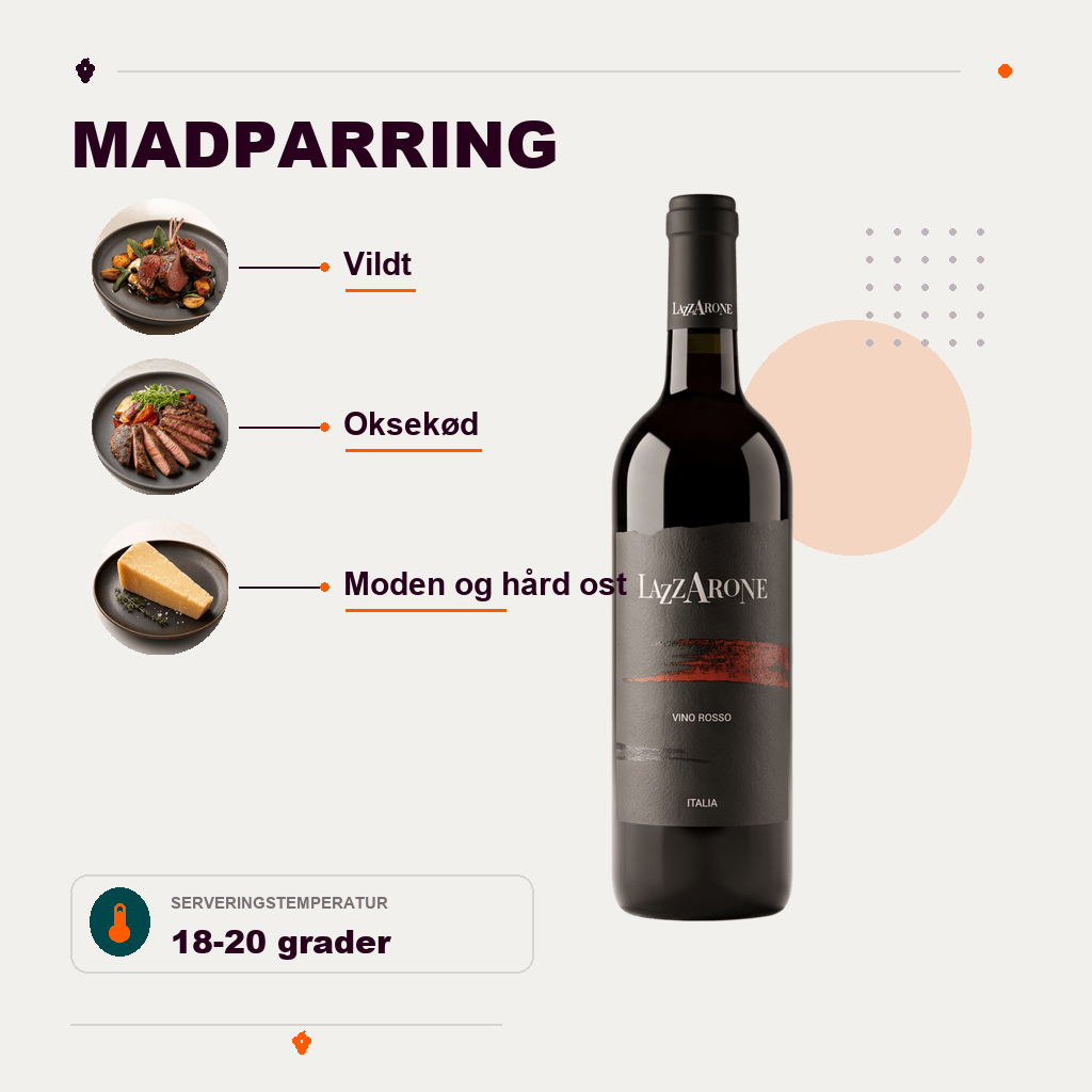Tenute SalvaTerra Rødvin Lazzarone Vino Rosso
