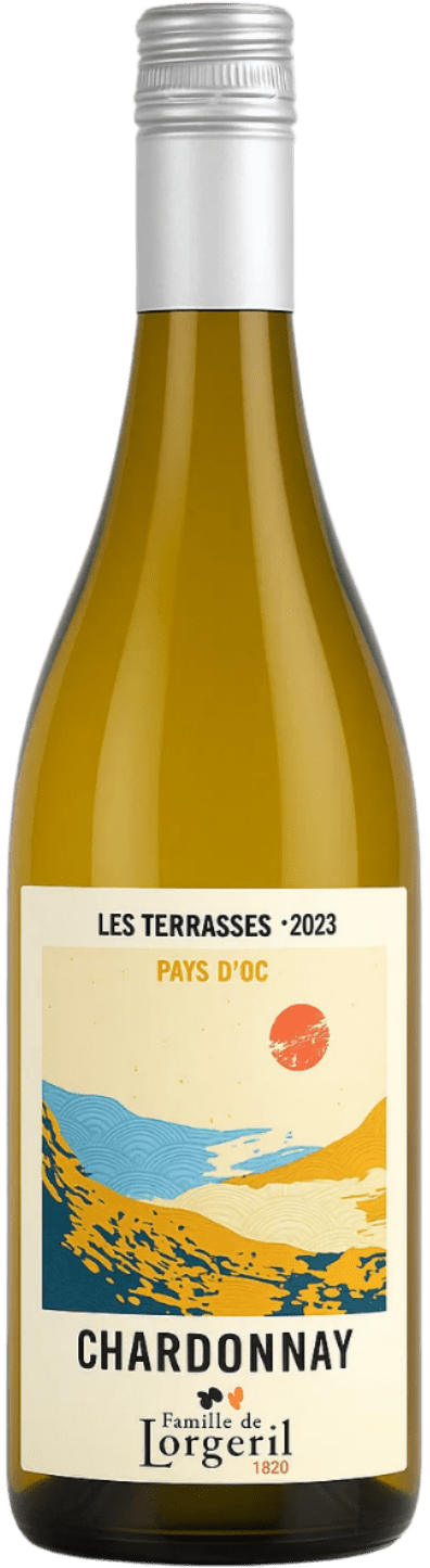 Famille de Lorgeril Hvidvin Lorgeril Les Terrasses Chardonnay IGP 2023