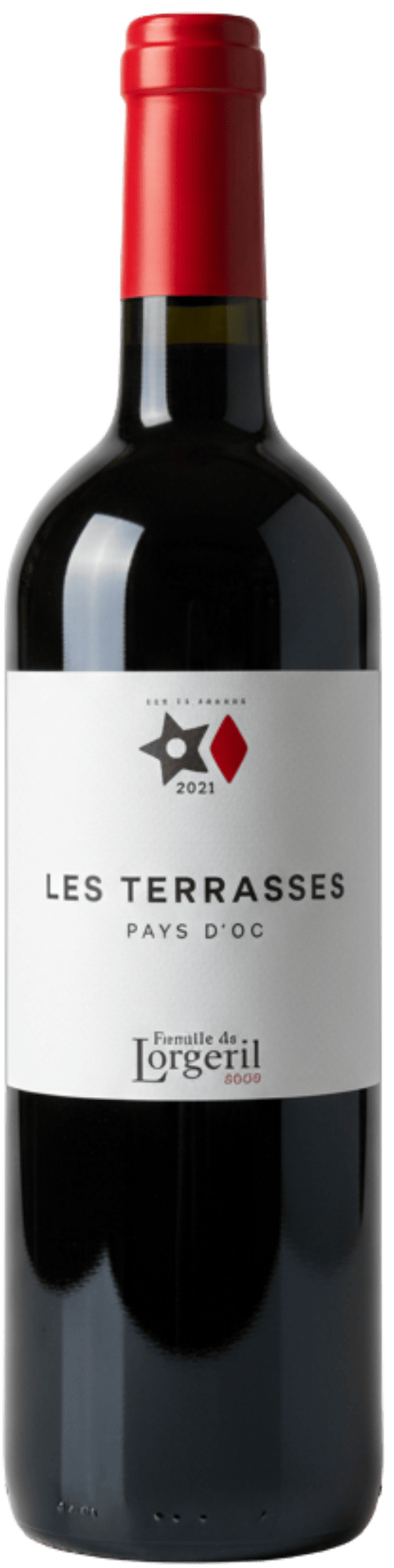 Famille de Lorgeril Rødvin Lorgeril Les Terrasses Rouge Pays D'Oc 2021