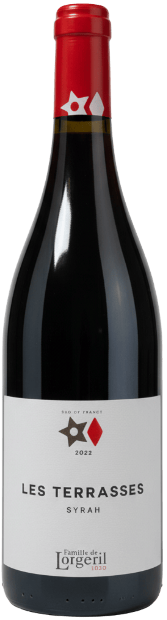 Famille de Lorgeril Rødvin Lorgeril Les Terrasses Syrah Pays D'oc 2022