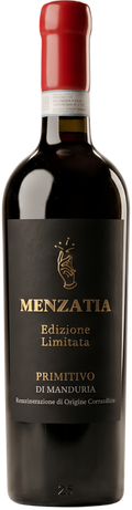 Menzatia Rødvin Menzatia Edizione Limitata Primitivo Di Manduria 2025