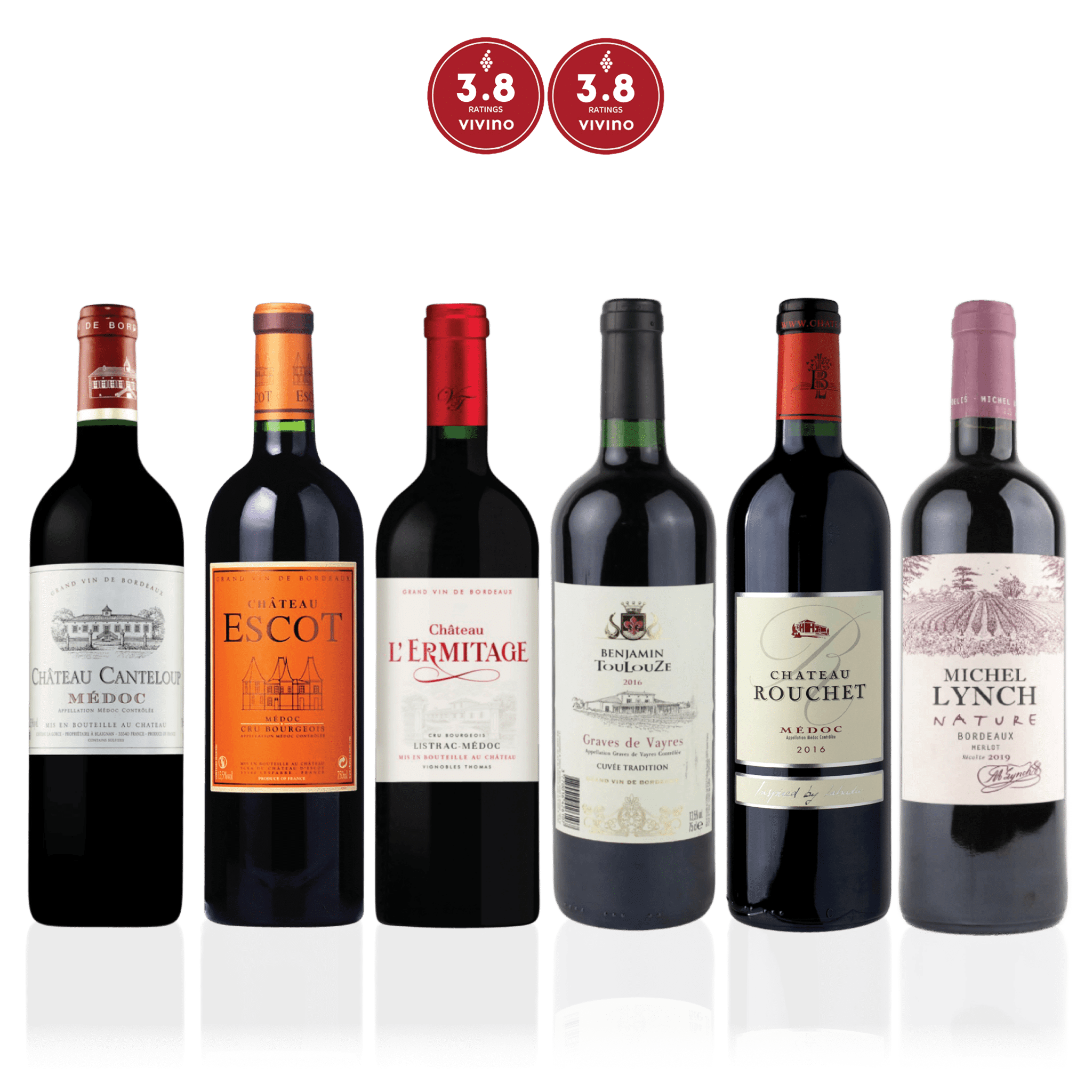 Den Sidste Flaske Rødvins Smagekasse Merlot Kassen (6 fl.)