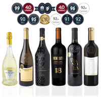 Den Sidste Flaske Mixed Smagekasse Mixed Italienske Mestervine - Premium (6 fl.)
