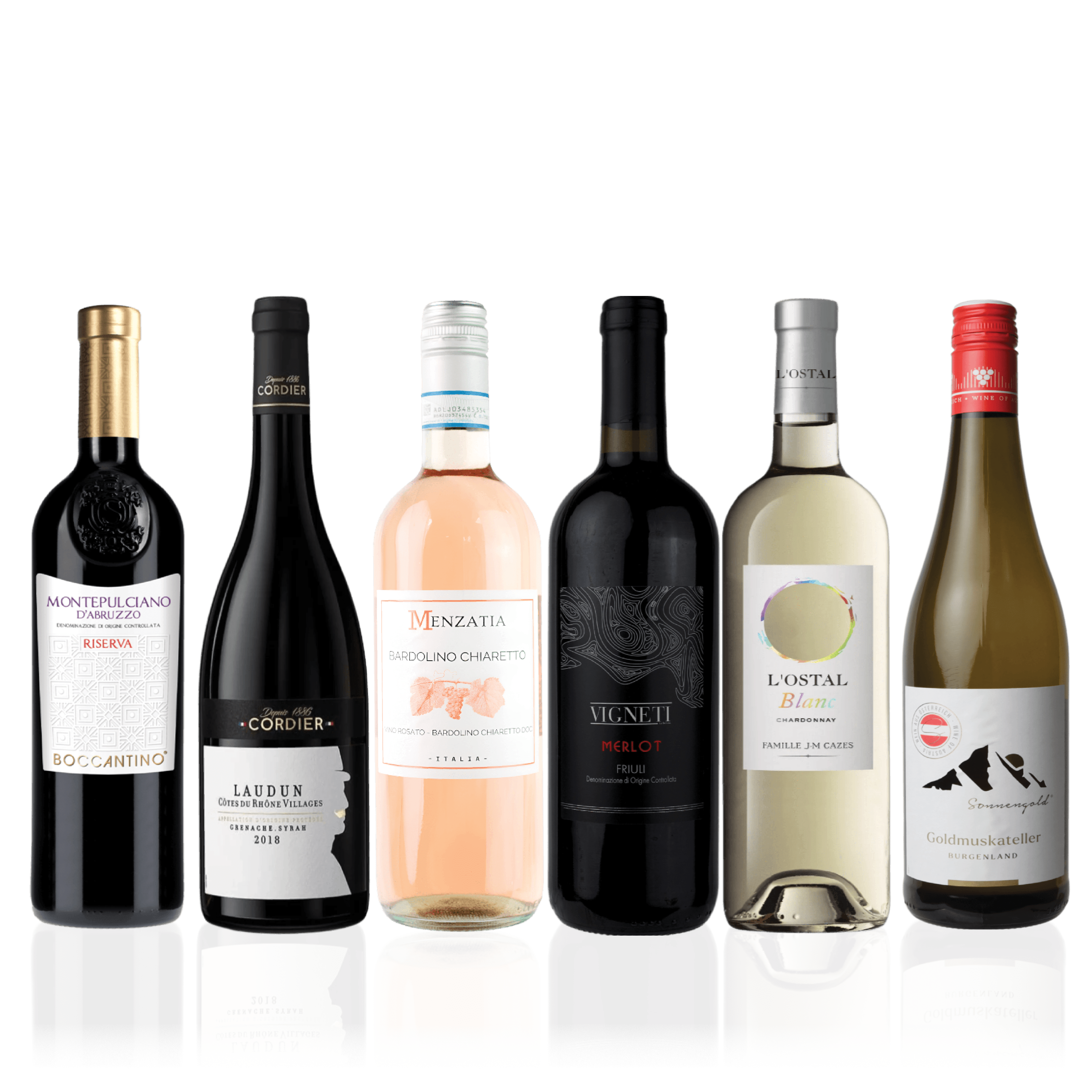 Den Sidste Flaske Mixed Smagekasse Mixed Vin til Tapas & Småretter - Mid-select (6 fl.)