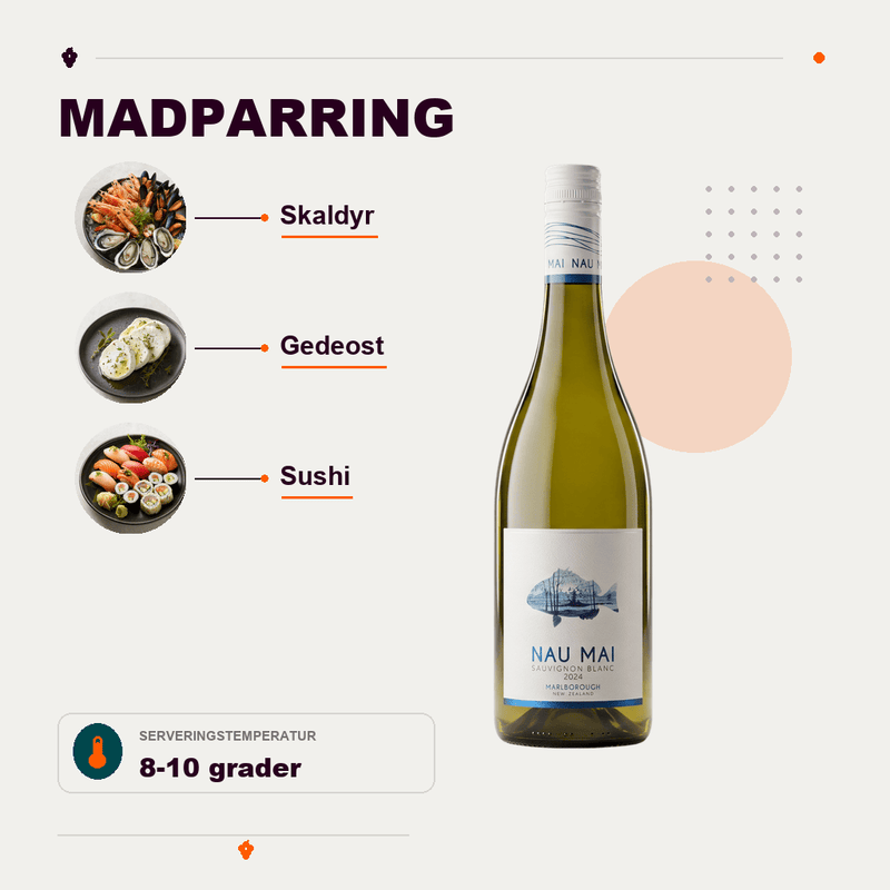 Nau Mai Hvidvin Nau Mai Sauvignon Blanc 2024