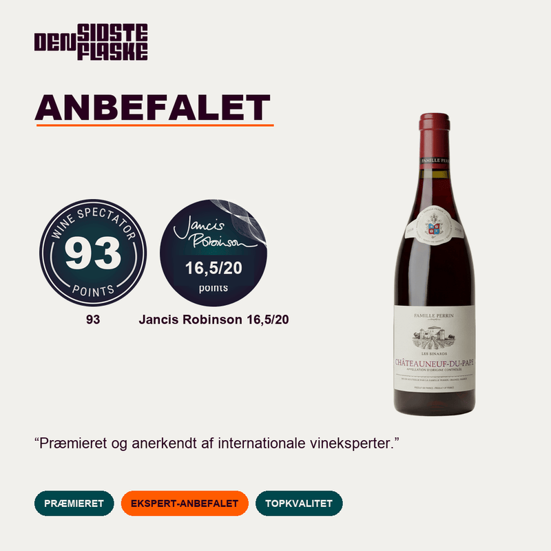 Famille Perrin Rødvin Perrin Châteauneuf du Pape Les Sinards 2018