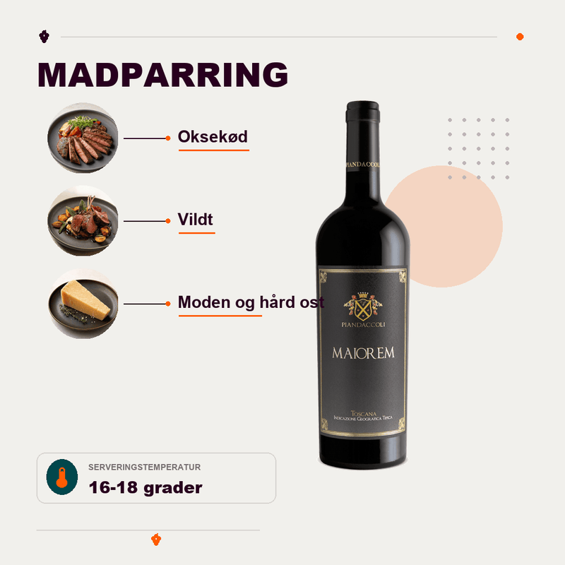 Piandaccoli Rødvin Piandaccoli - Maiorem 2015