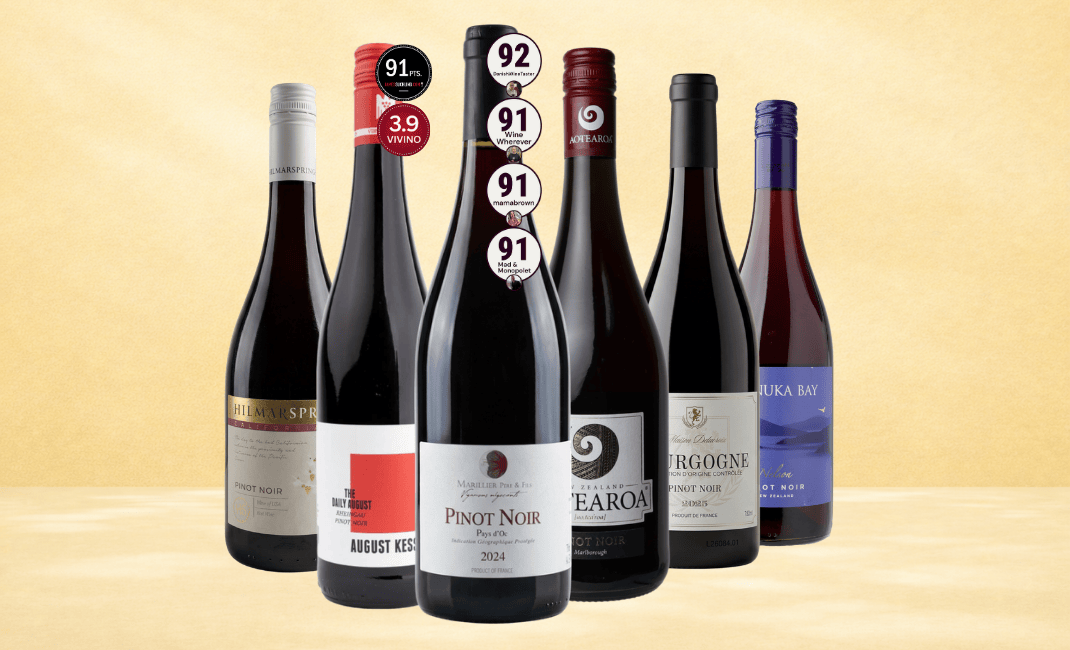 Den Sidste Flaske Rødvins Smagekasse Pinot Noir Favoritter