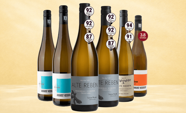 Den Sidste Flaske Hvidvins Smagekasse Riesling Kassen