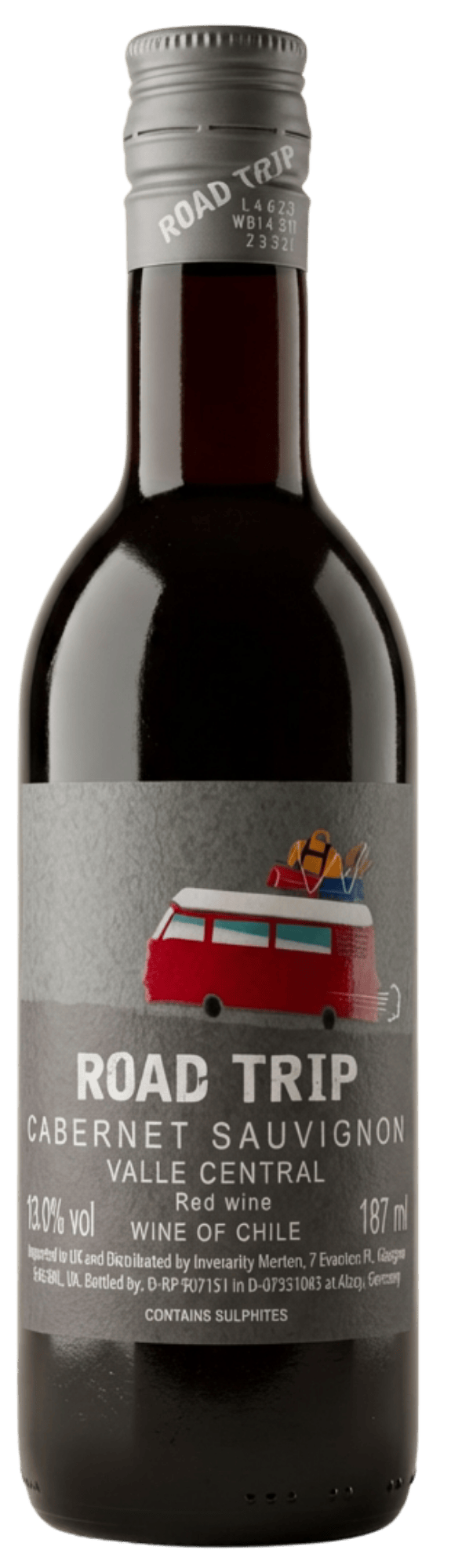 Road trip Rødvin Road Trip Cabernet Sauvignon NV 187 ml.