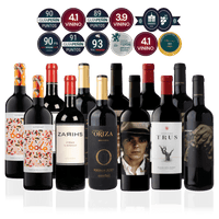 Den Sidste Flaske Rødvins Smagekasse Røde Spanske Skatte - Premium (12 fl.)