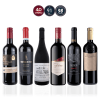Den Sidste Flaske Rødvins Smagekasse Rødvin til Tapas & Småretter - Mid-select (6 fl.)