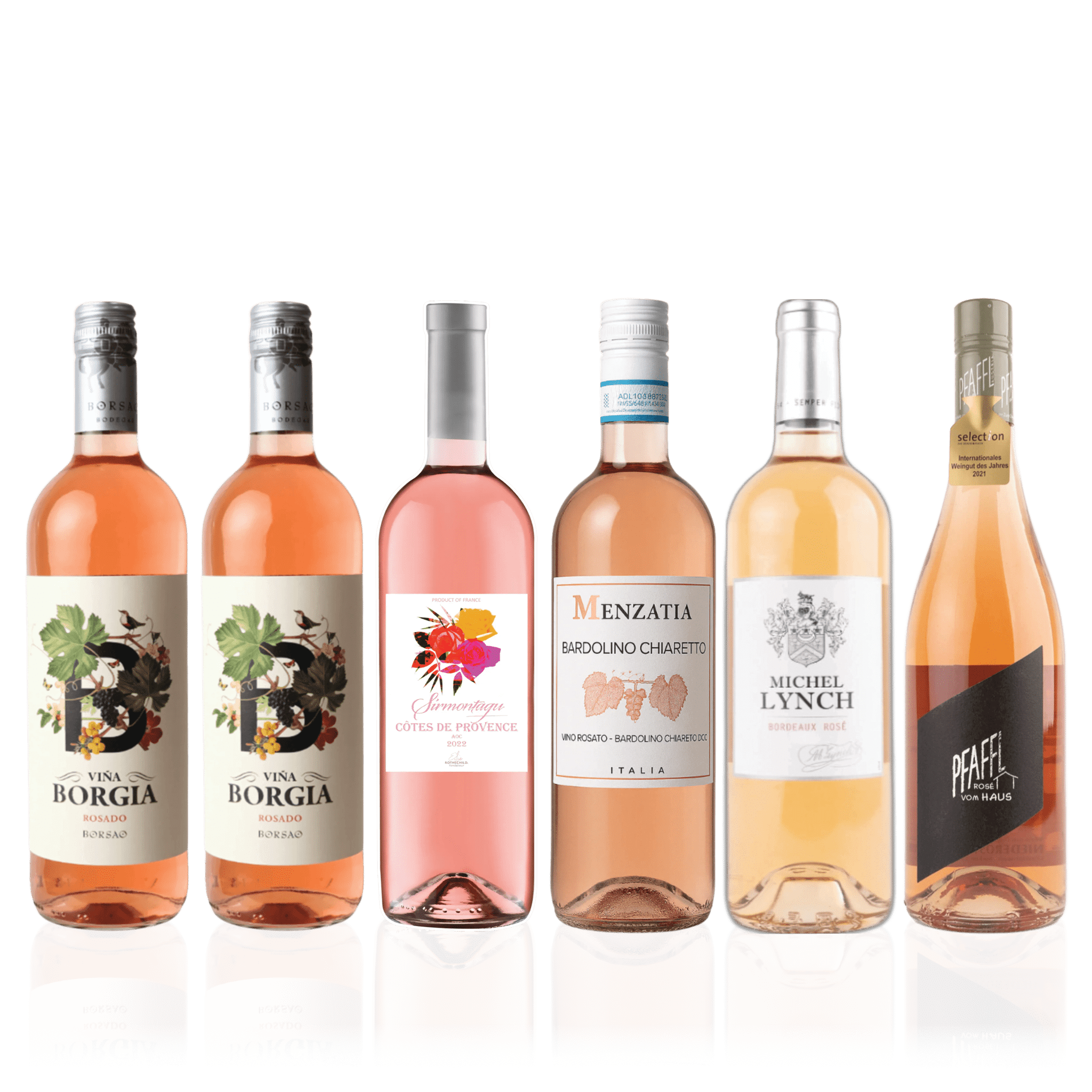 Den Sidste Flaske Rosé Smagekasse Rosé Hverdagsfavoritter - Value (6 fl.)