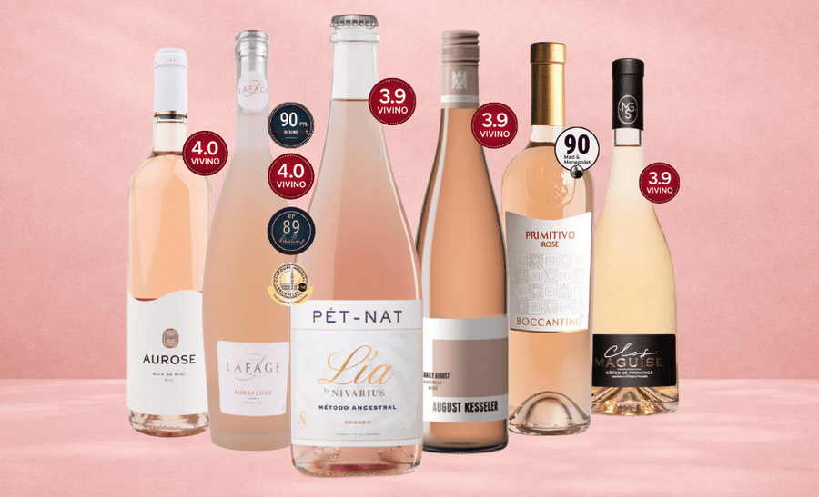 Den Sidste Flaske Rosé Smagekasse Rosé Luksus - Vinter Edition