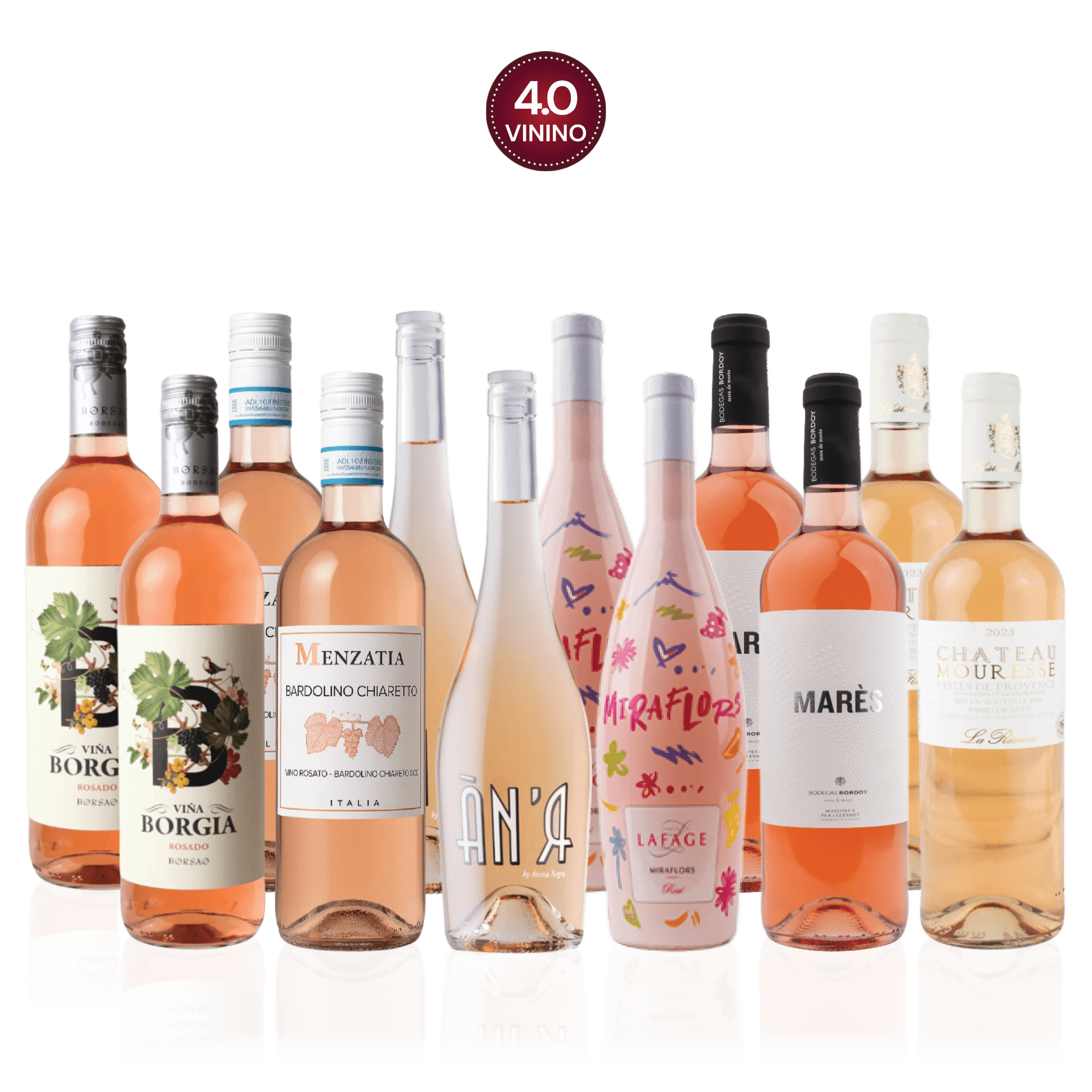 Den Sidste Flaske Rosé Smagekasse Rosé Tid Kassen (12 fl.)