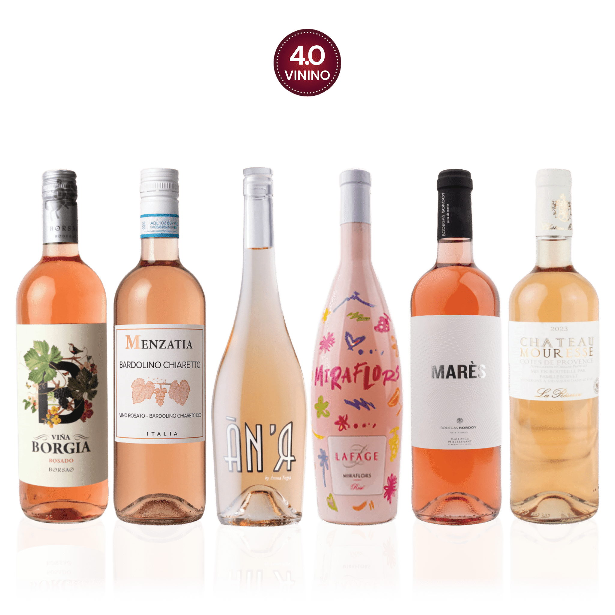 Den Sidste Flaske Rosé Smagekasse Rosé Tid Kassen (6 fl.)