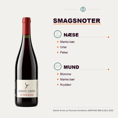 Domaine Sainte Croix Rødvin Sainte Croix Le Fournas Corbières AOP/AOC BIO & Eco 2022